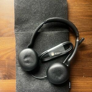 Sleek Black On-Ear Headphones